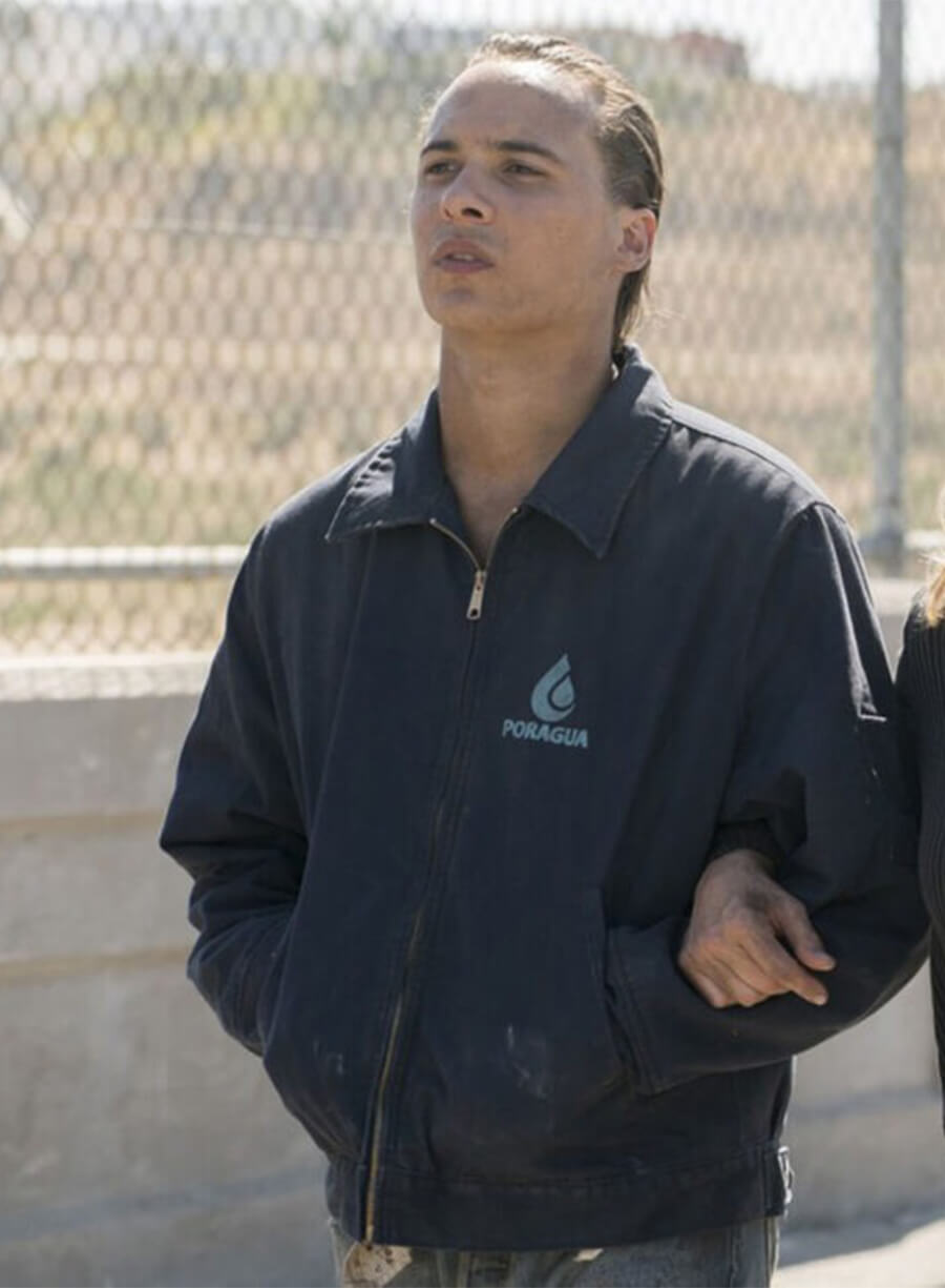 Fear the Walking Dead Nick Clark Blue Jacket