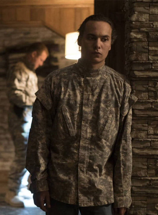 Fear the Walking Dead Nick Clark Military Camouflage Jacket