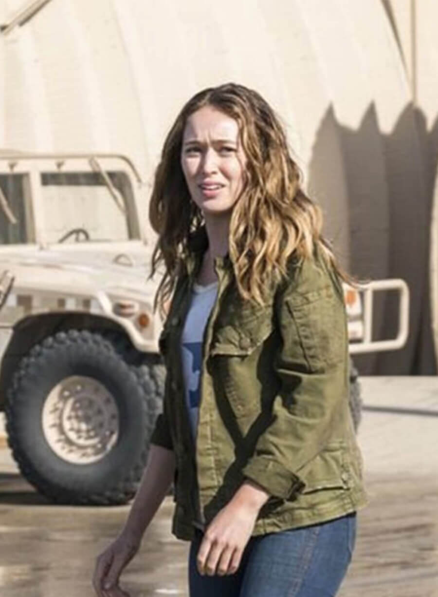 Fear the Walking Dead S03 Alicia Clark Green Jacket
