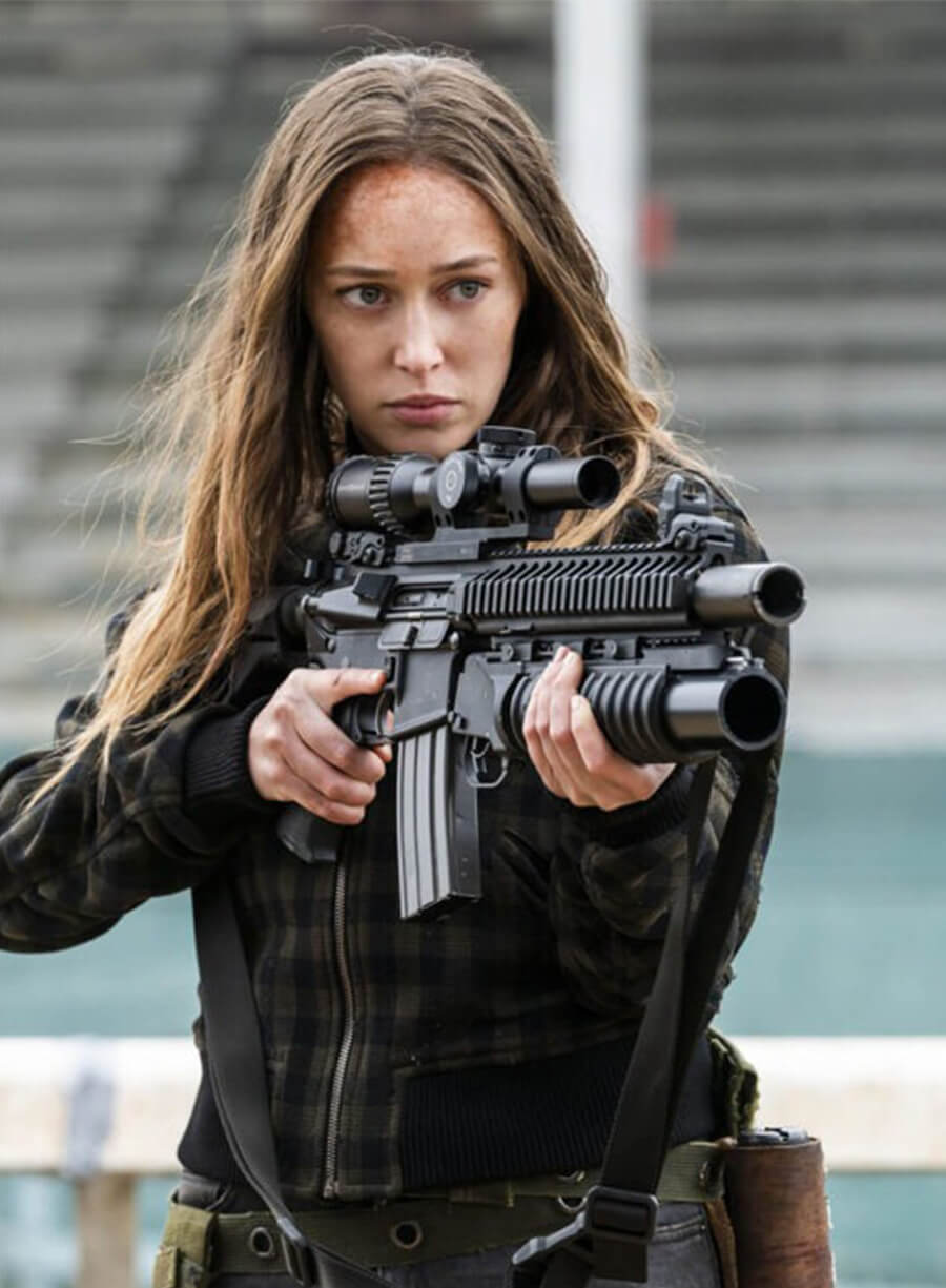 Fear the Walking Dead S04 Alicia Clark Plaid Jacket