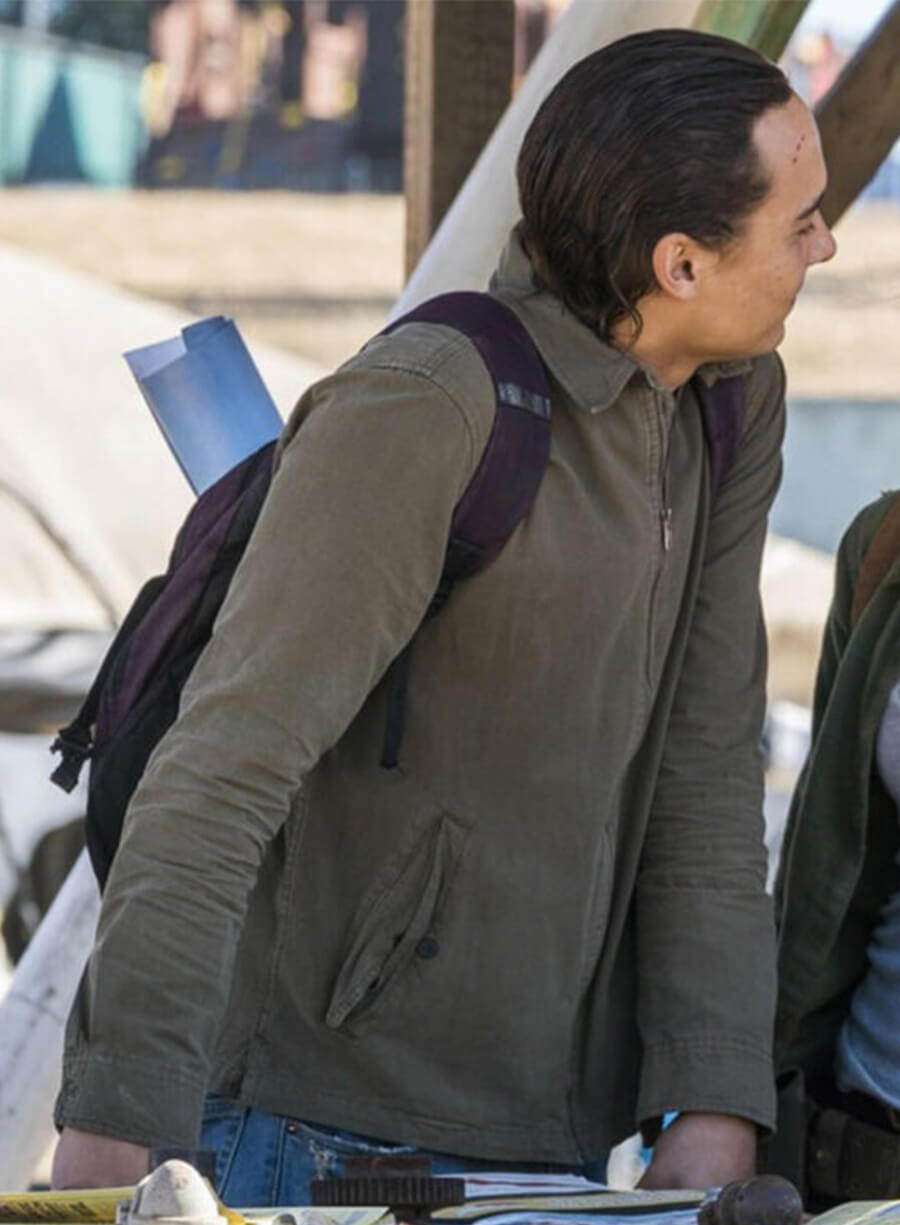 Fear the Walking Dead S04 Nick Clark Green Jacket