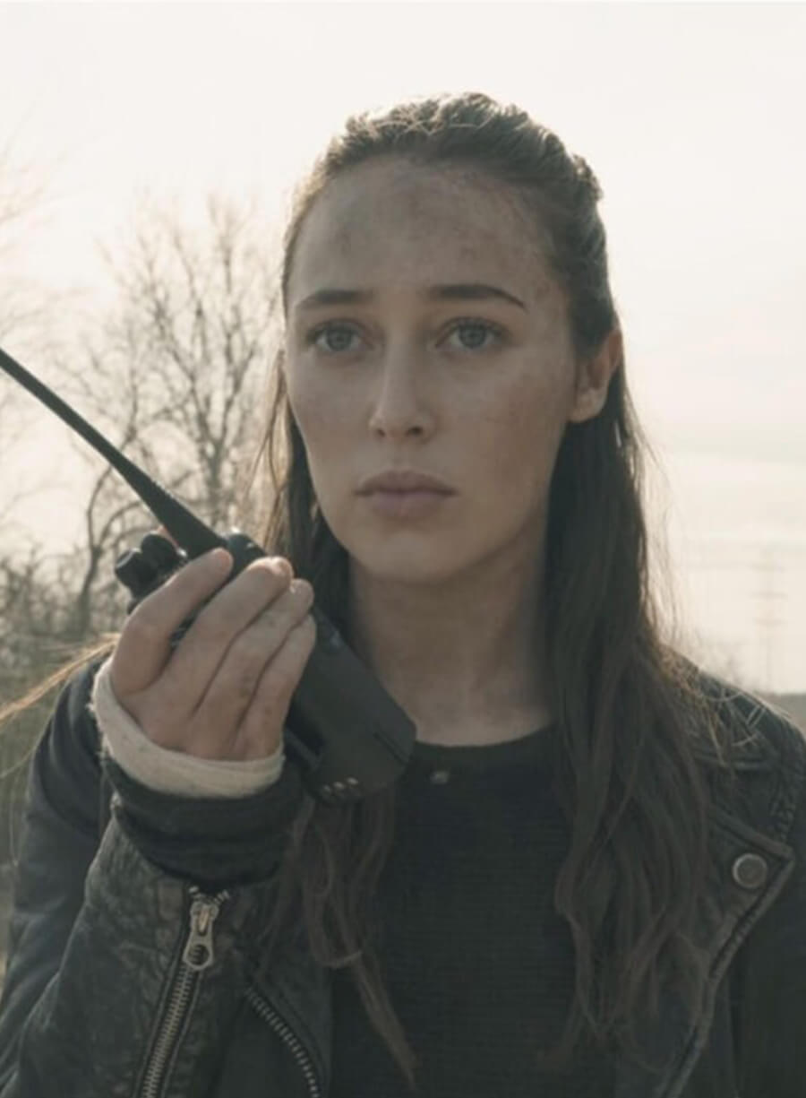 Fear the Walking Dead Season 5 Alicia Clark Black Leather Jacket