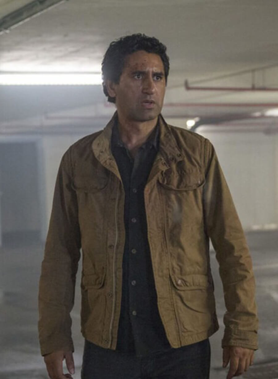 Fear the Walking Dead Travis Manawa Brown Cotton Jacket