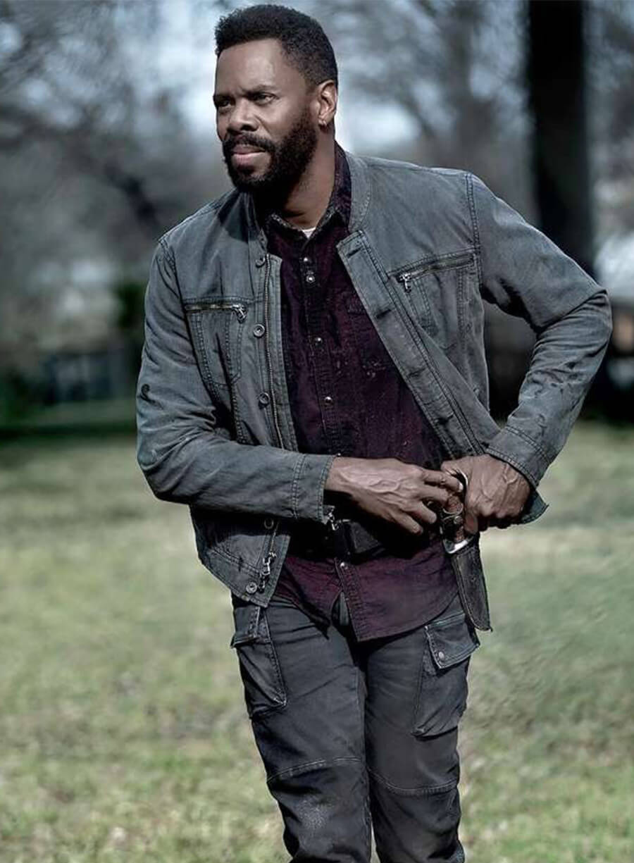 Fear the Walking Dead Victor Grey Jacket