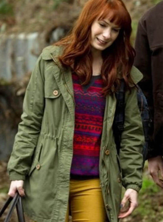 Felicia Day Supernatural Charlie Bradbury Green Jacket
