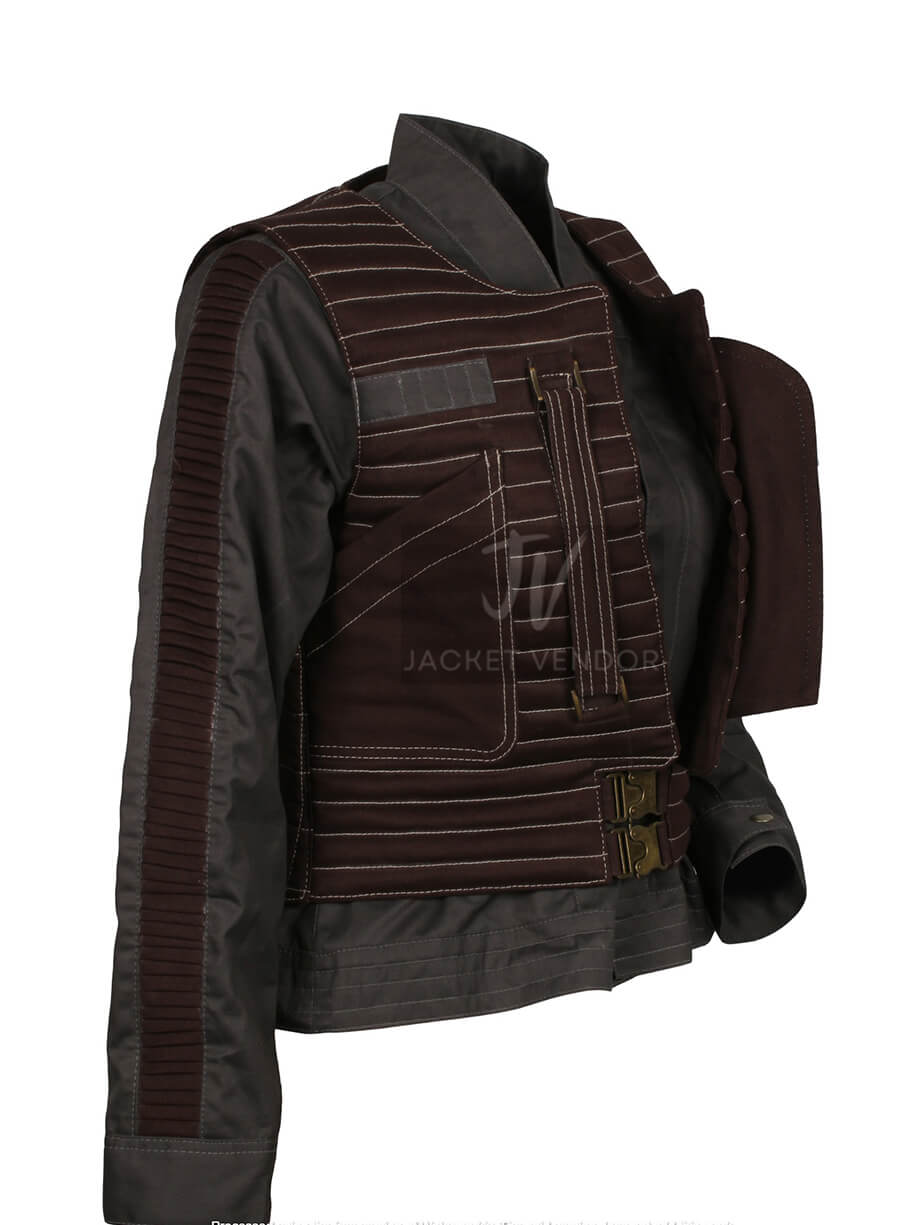 Felicity jones Rogue One Star Wars Jyn Erso Vest Jacket