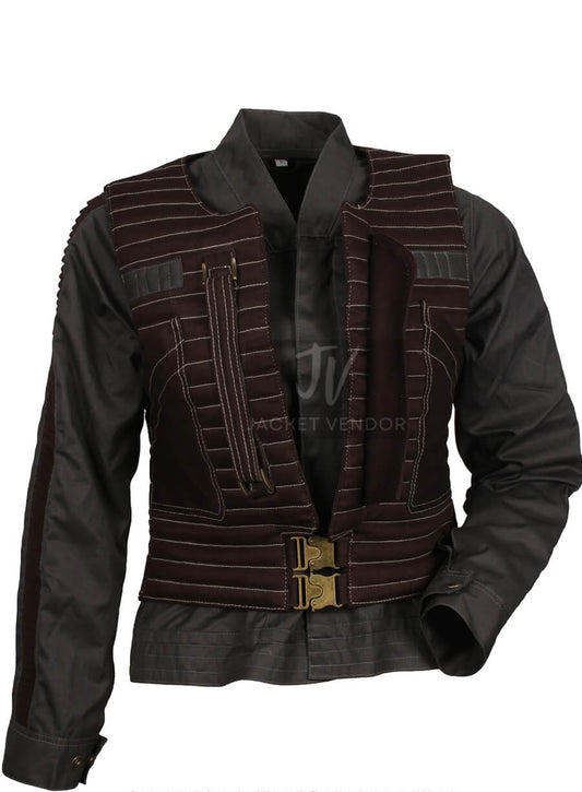 Felicity jones Rogue One Star Wars Jyn Erso Vest Jacket