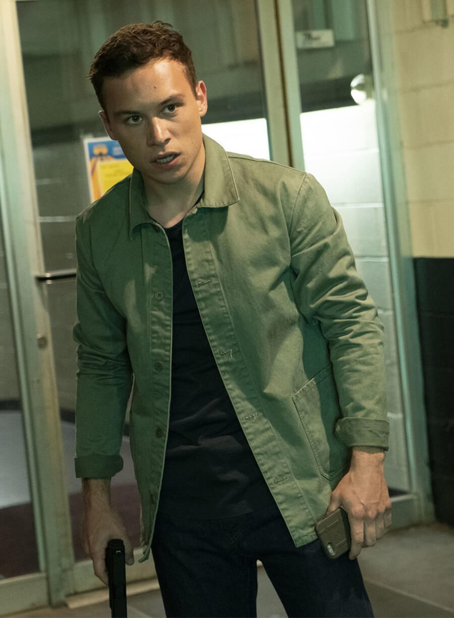 Finn Cole Animal Kingdom S04 Joshua J Cody Green Jacket