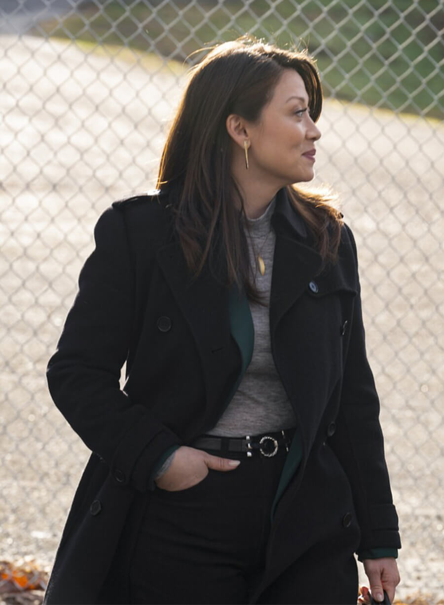 Fiona Rene Tracker S01 Reenie Black Wool Coat