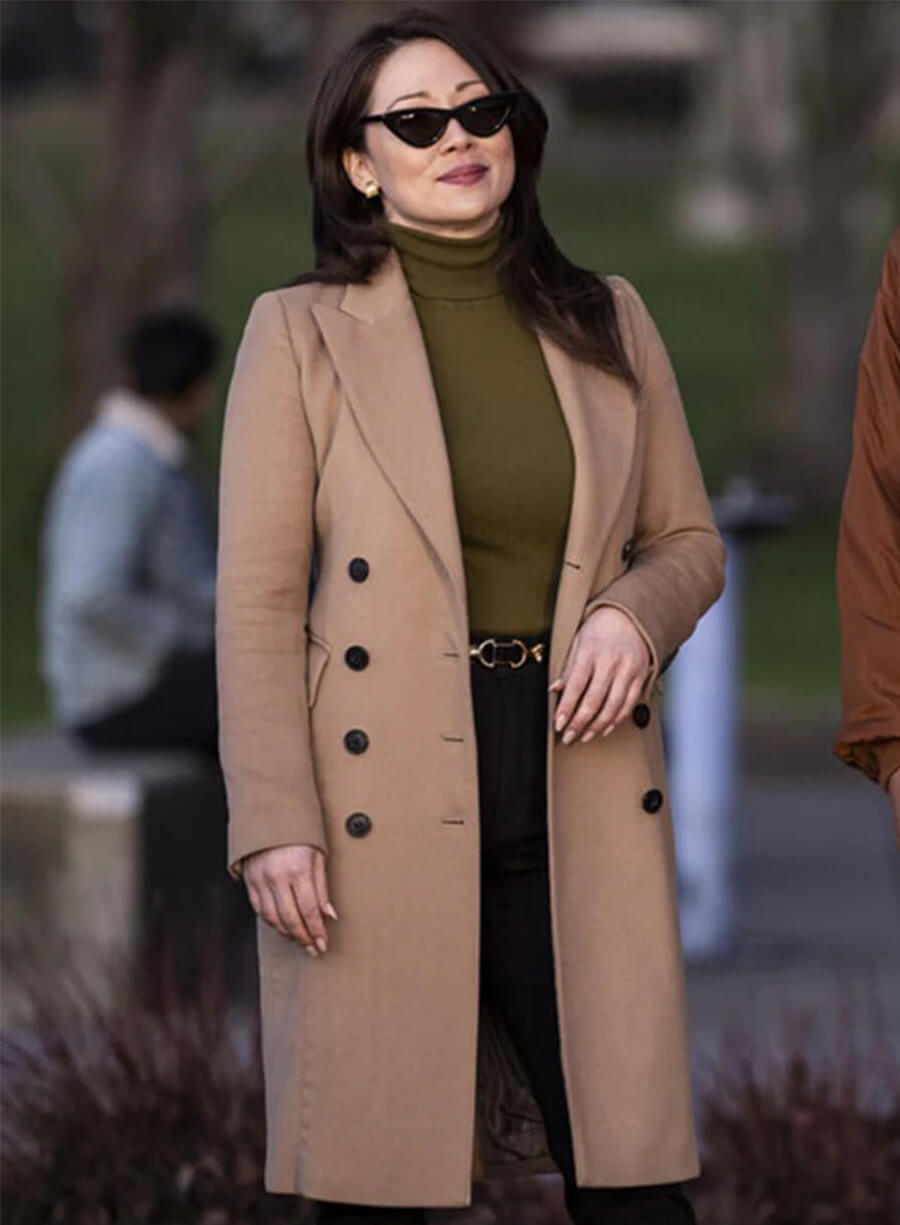 Fiona Rene Tracker S01 Reenie Brown Wool Coat