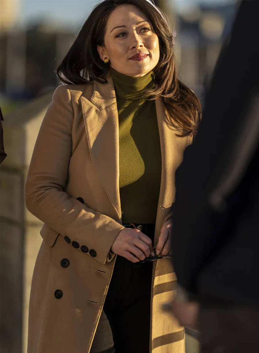 Fiona Rene Tracker S01 Reenie Brown Wool Coat