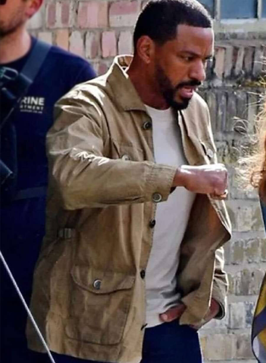 Fountain Of Youth 2025 Laz Alonso  Patrick Murphy Beige Jacket