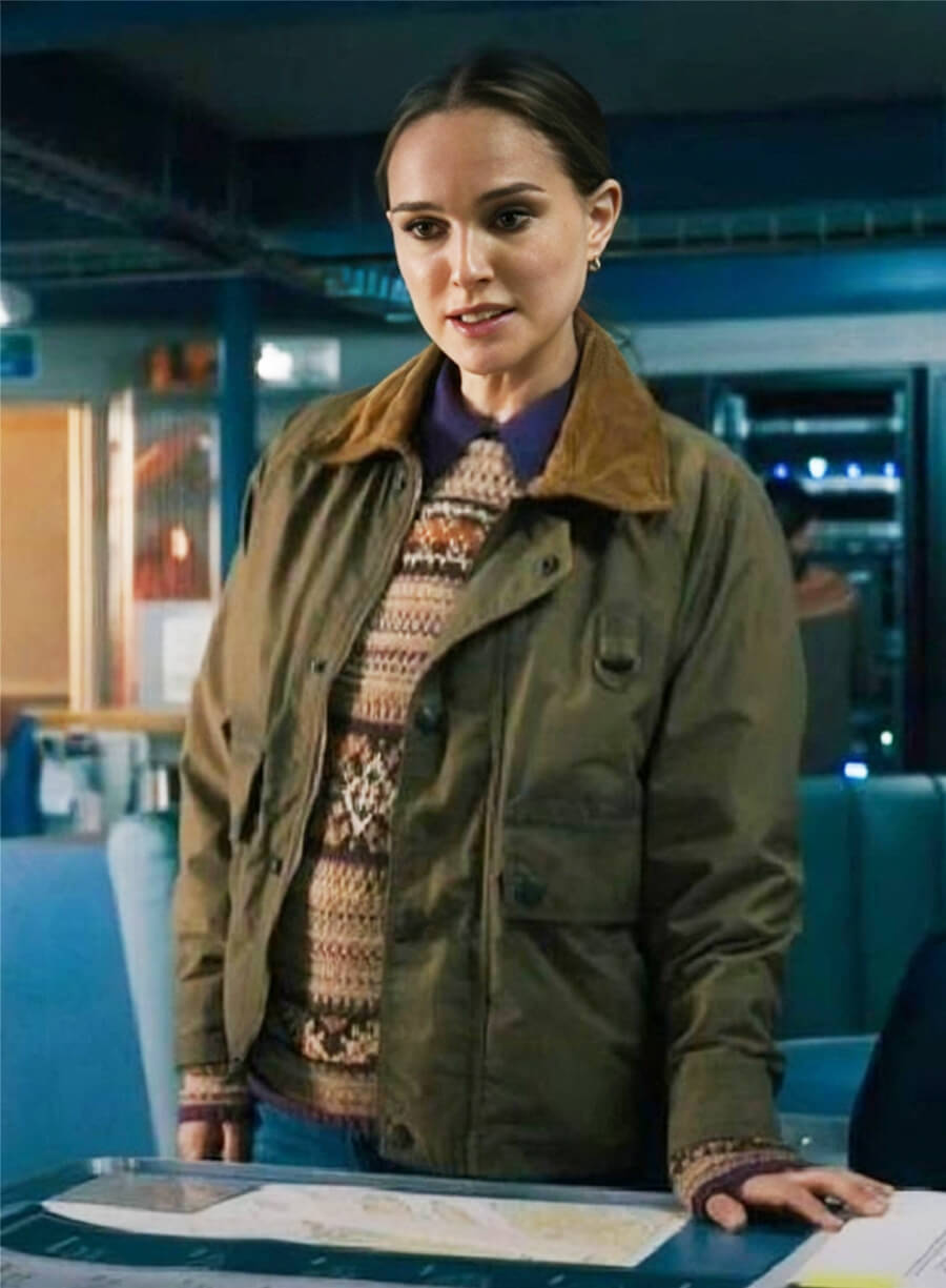  Fountain of Youth 2025 Natalie Portman Charlotte Purdue Green Jacket