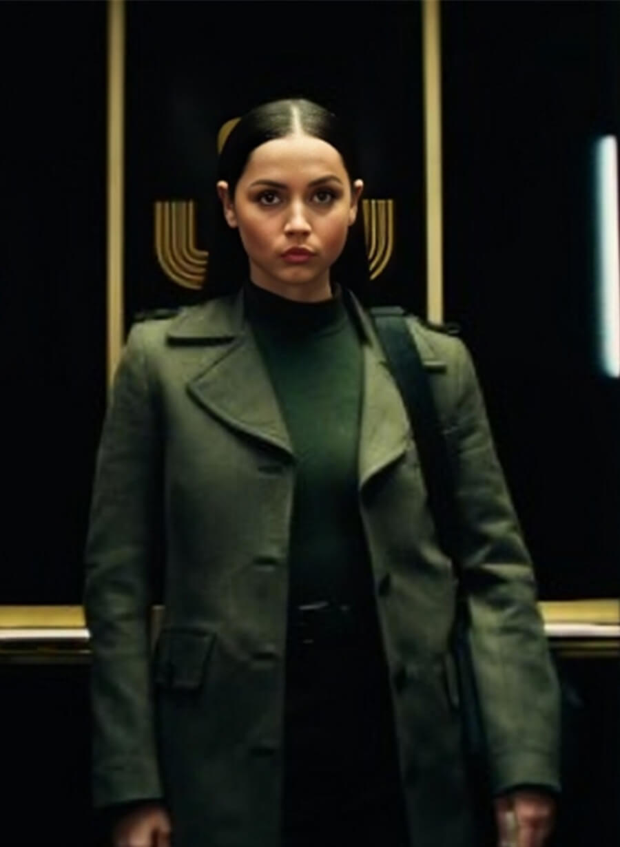 From the World of John Wick: Ballerina Ana De Armas Eve Coat