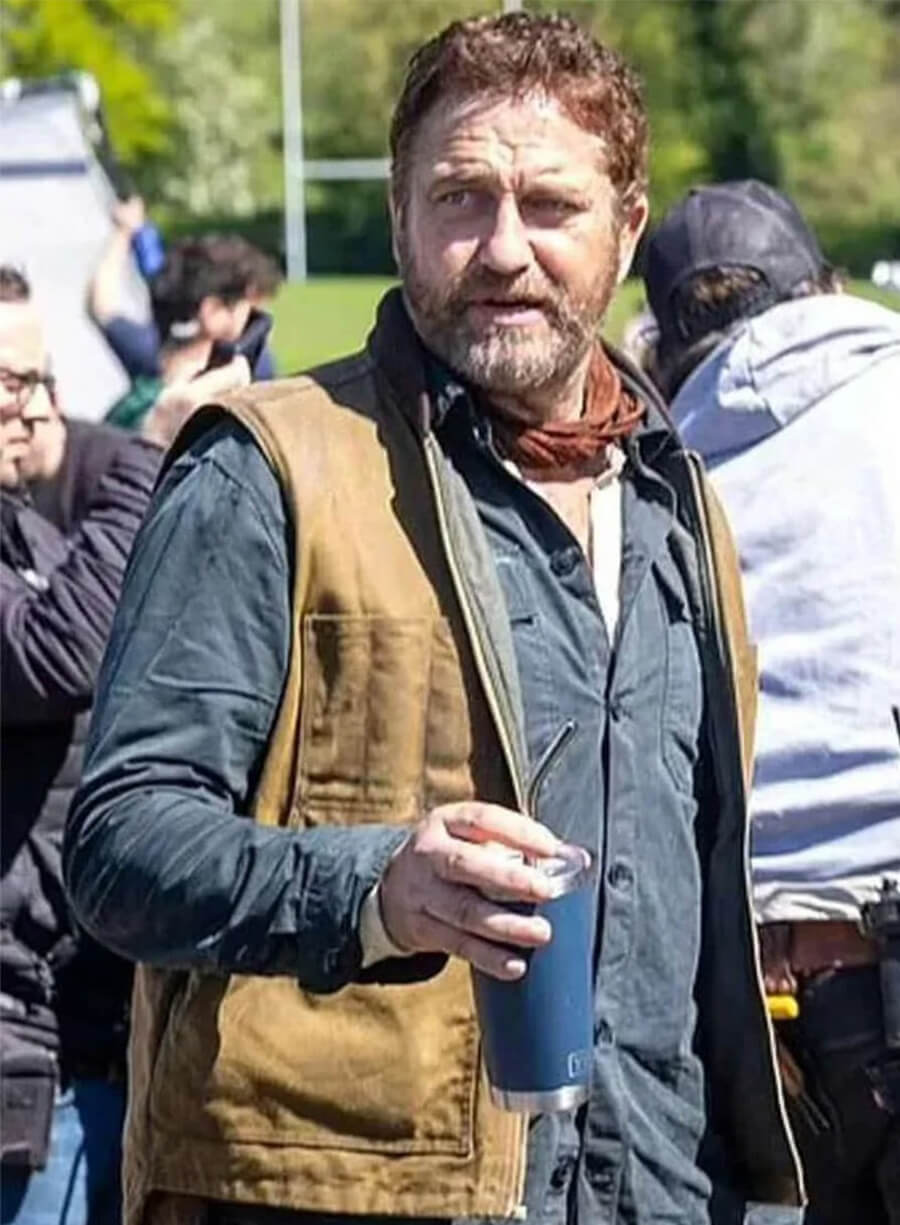 Gerard Butler Greenland 2 Migration John Garrity Vest