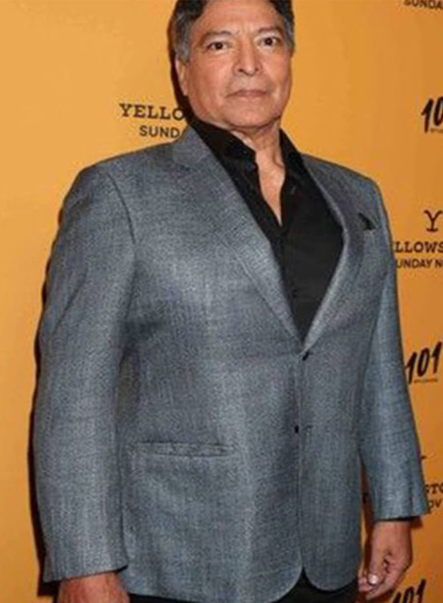 Gil Birmingham Yellowstone Thomas Rainwater Grey Blazer