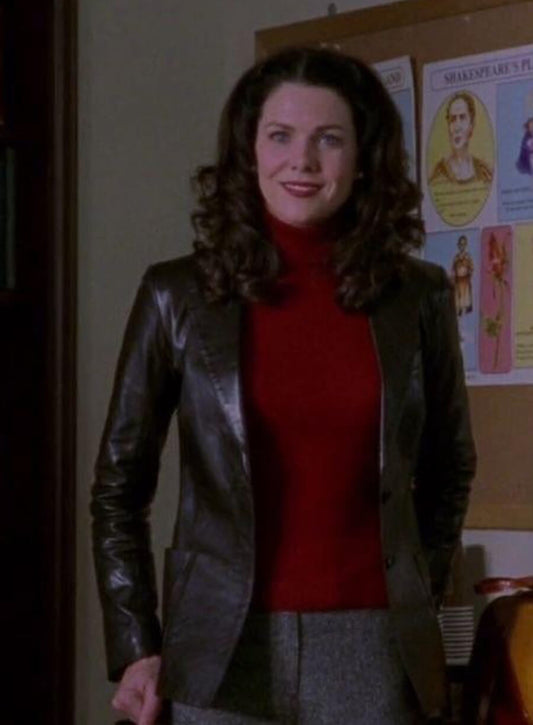 Gilmore Girls Lorelai Gilmore Leather Blazer
