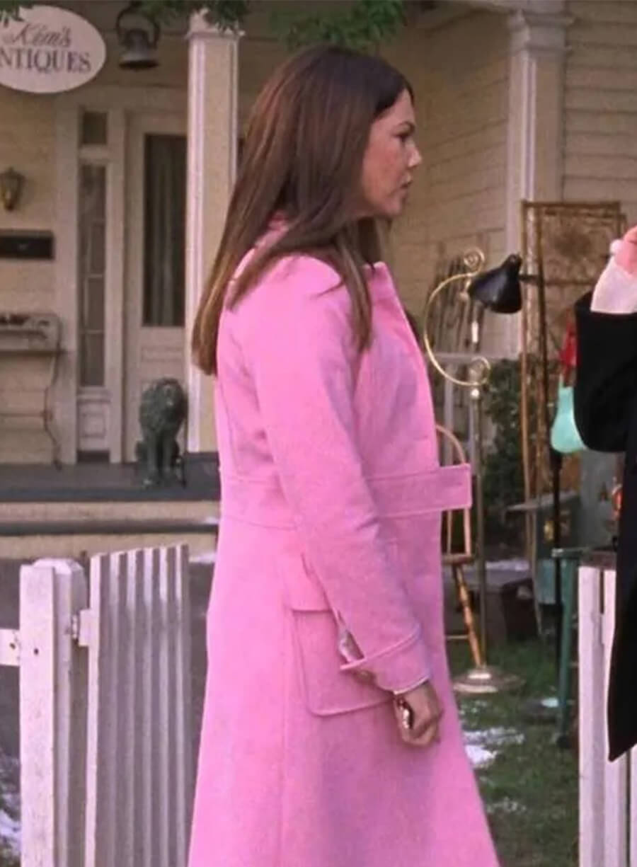 Gilmore Girls Lorelai Gilmore Wool Pink Coat