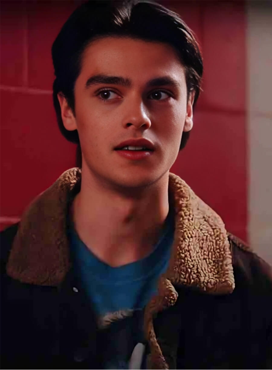 Ginny & Georgia Felix Mallard Marcus Baker Brown Shearling Jacket