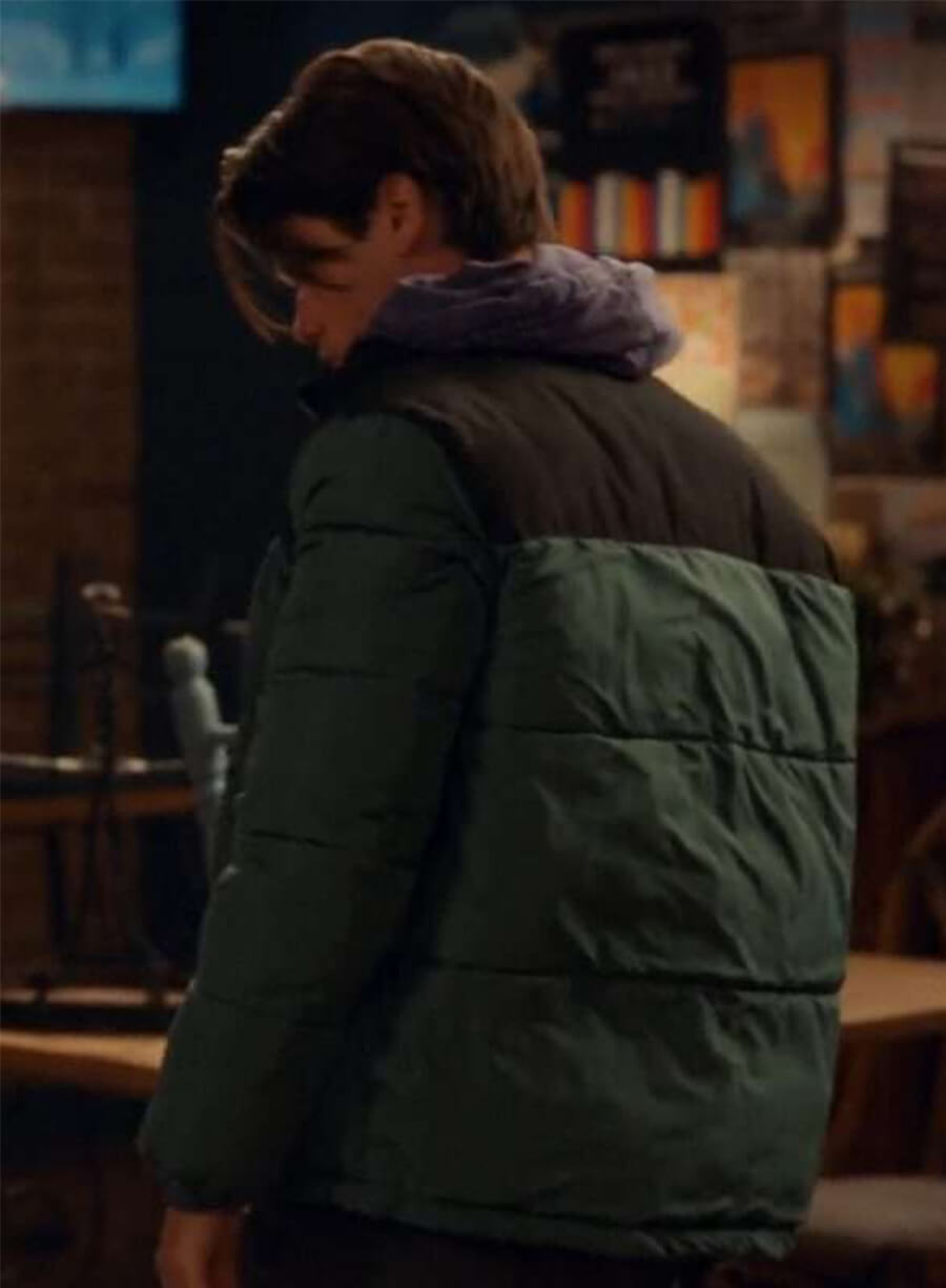 Ginny & Georgia Felix Mallard Marcus Green & Black Puffer Jacket