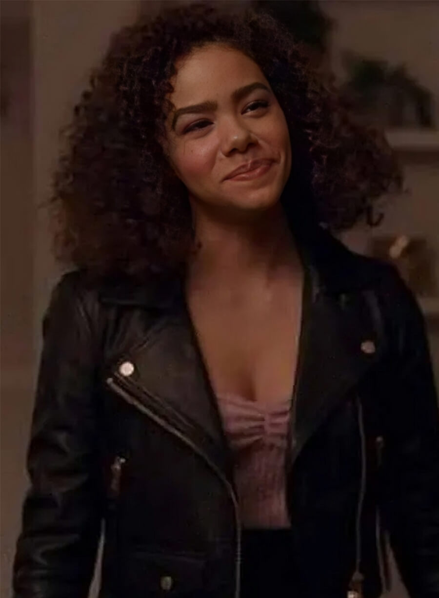Ginny & Georgia Ginny Miller Black Biker Leather Jacket