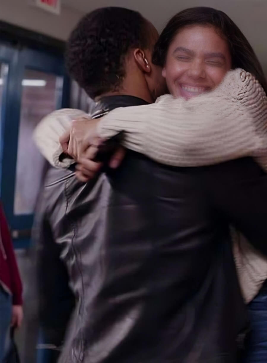 Ginny & Georgia Nathan Mitchell Zion Biker Leather Jacket