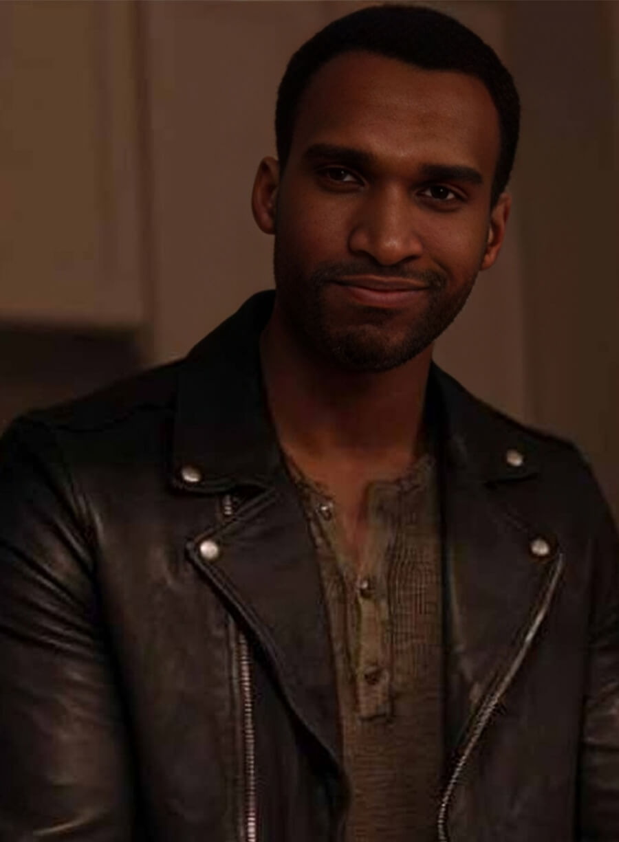 Ginny & Georgia Nathan Mitchell Zion Biker Leather Jacket