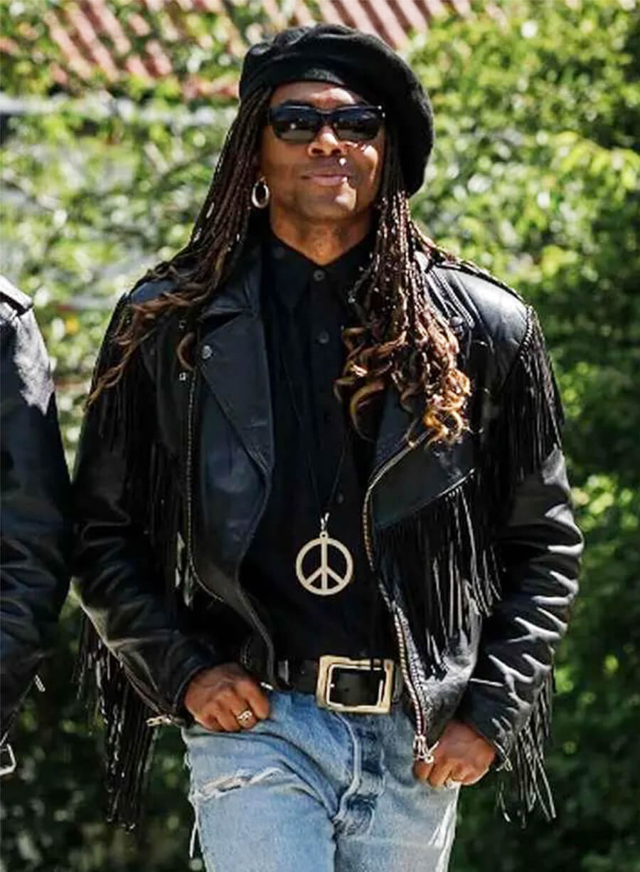 Girl You Know It’s True 2 Elan Ben Ali Black Leather Fringe Jacket