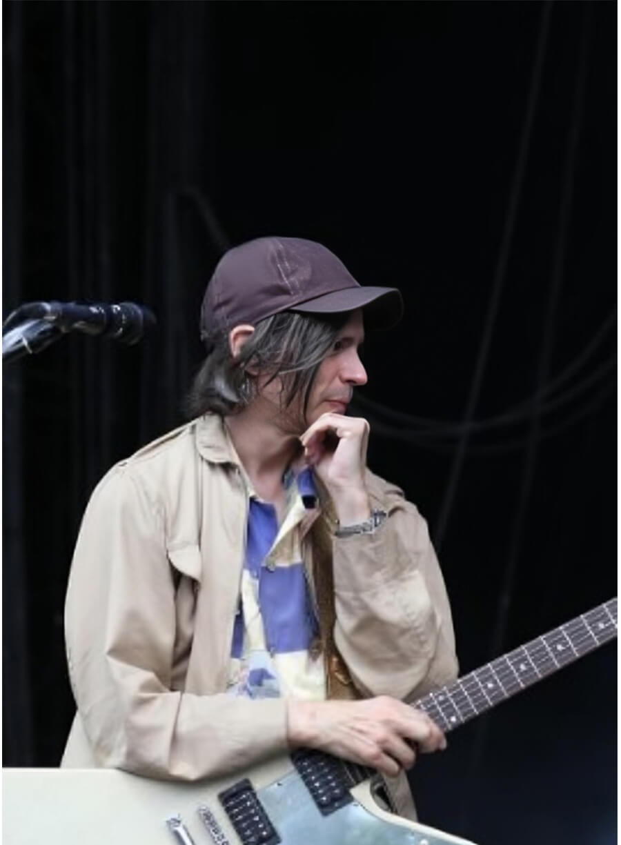 Glastonbury 2025 Beck Hansen Beige Jacket