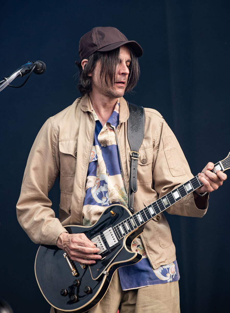 Glastonbury 2025 Beck Hansen Beige Jacket