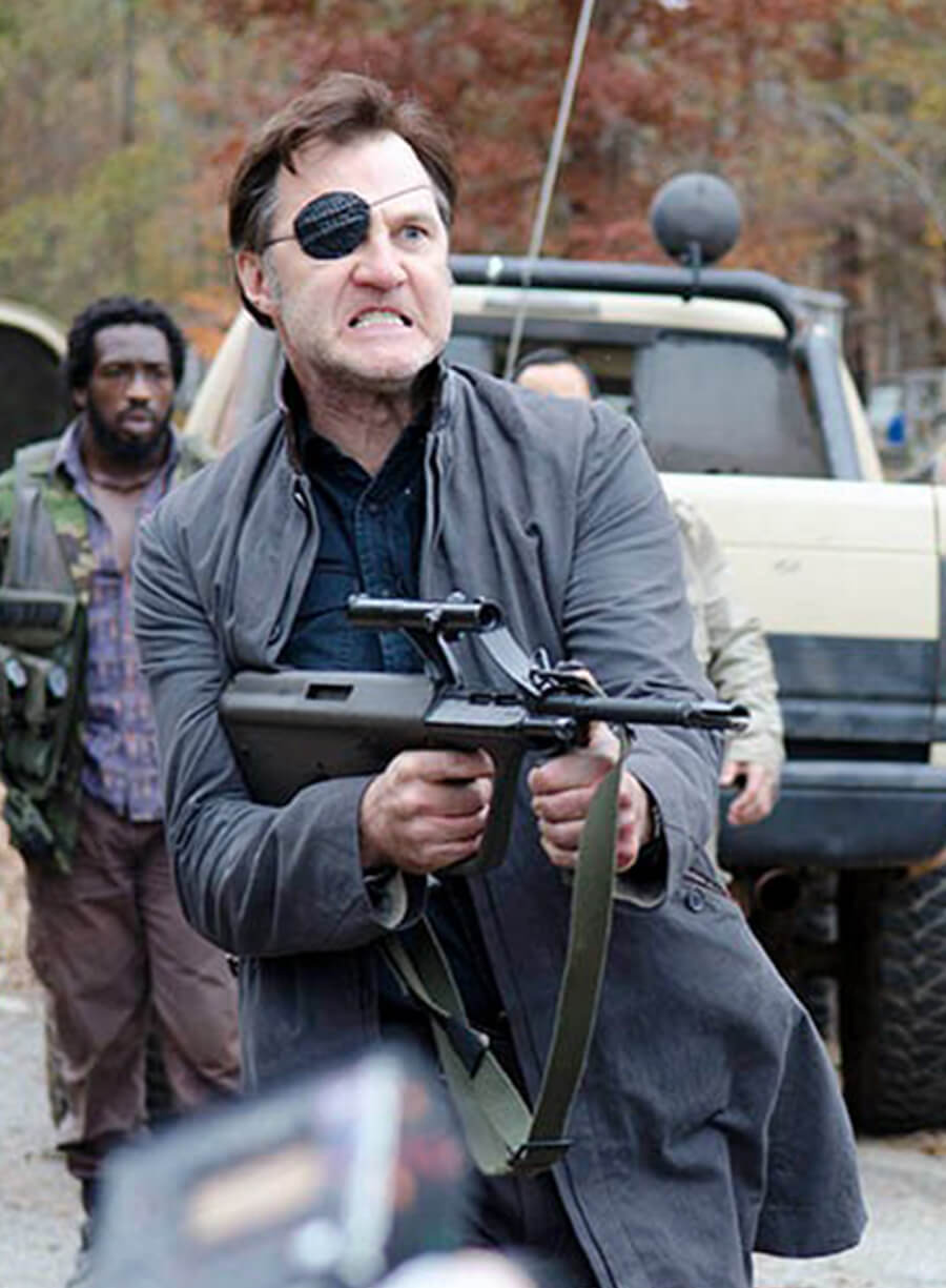 Governor The Walking Dead Grey Coat