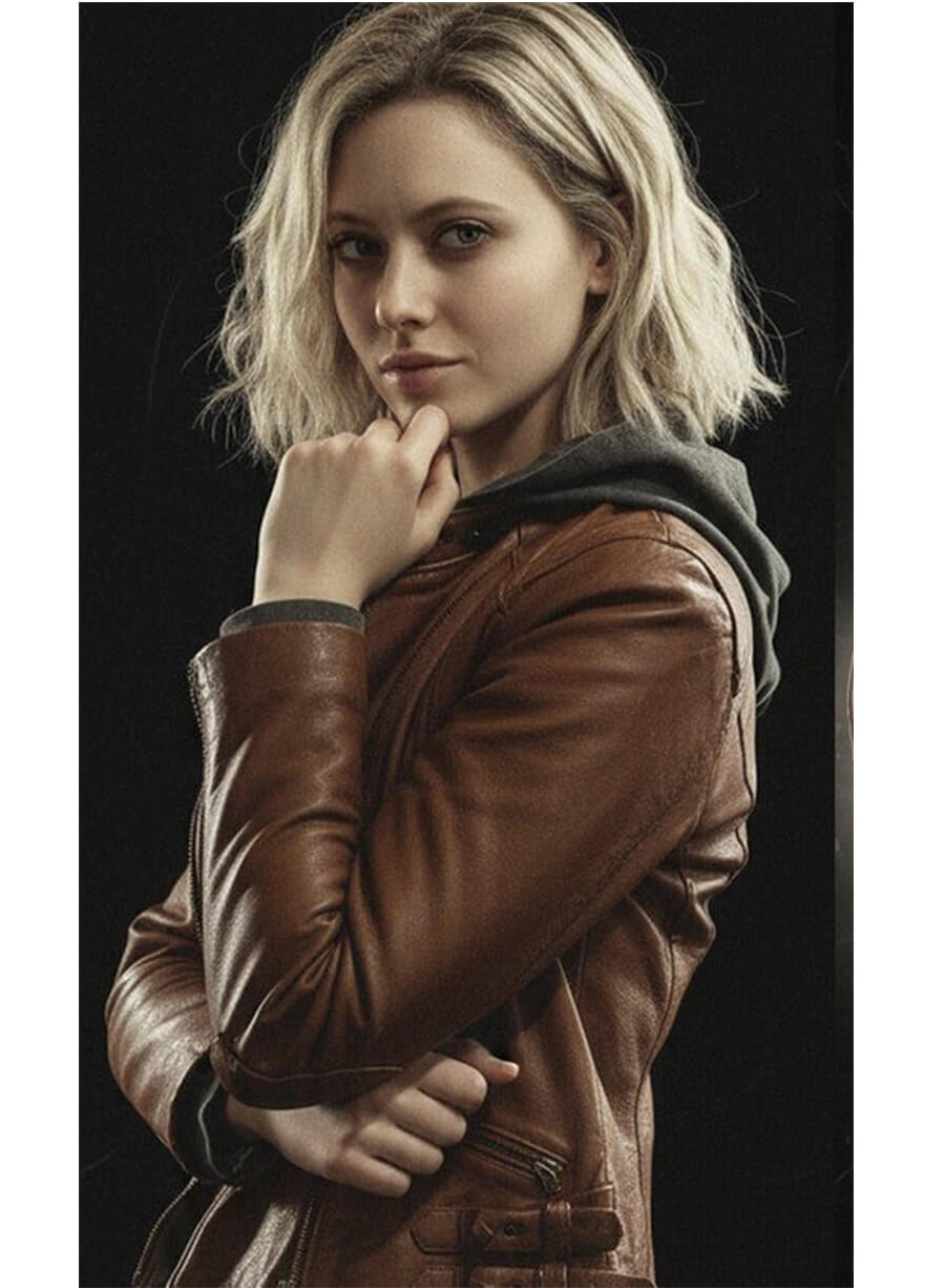 Grace Ashcroft Resident Evil Requiem RE9 Brown Leather Jacket
