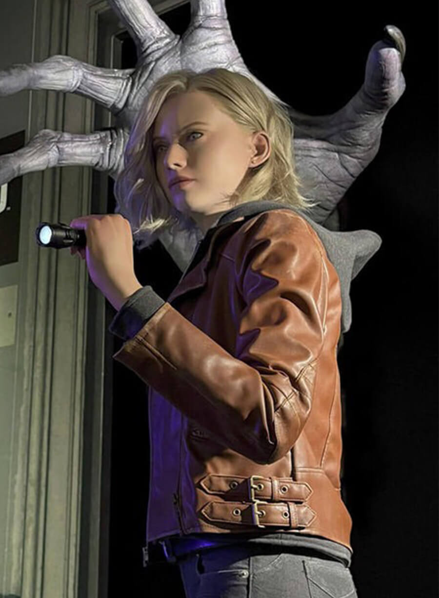 Grace Ashcroft Resident Evil Requiem RE9 Brown Leather Jacket