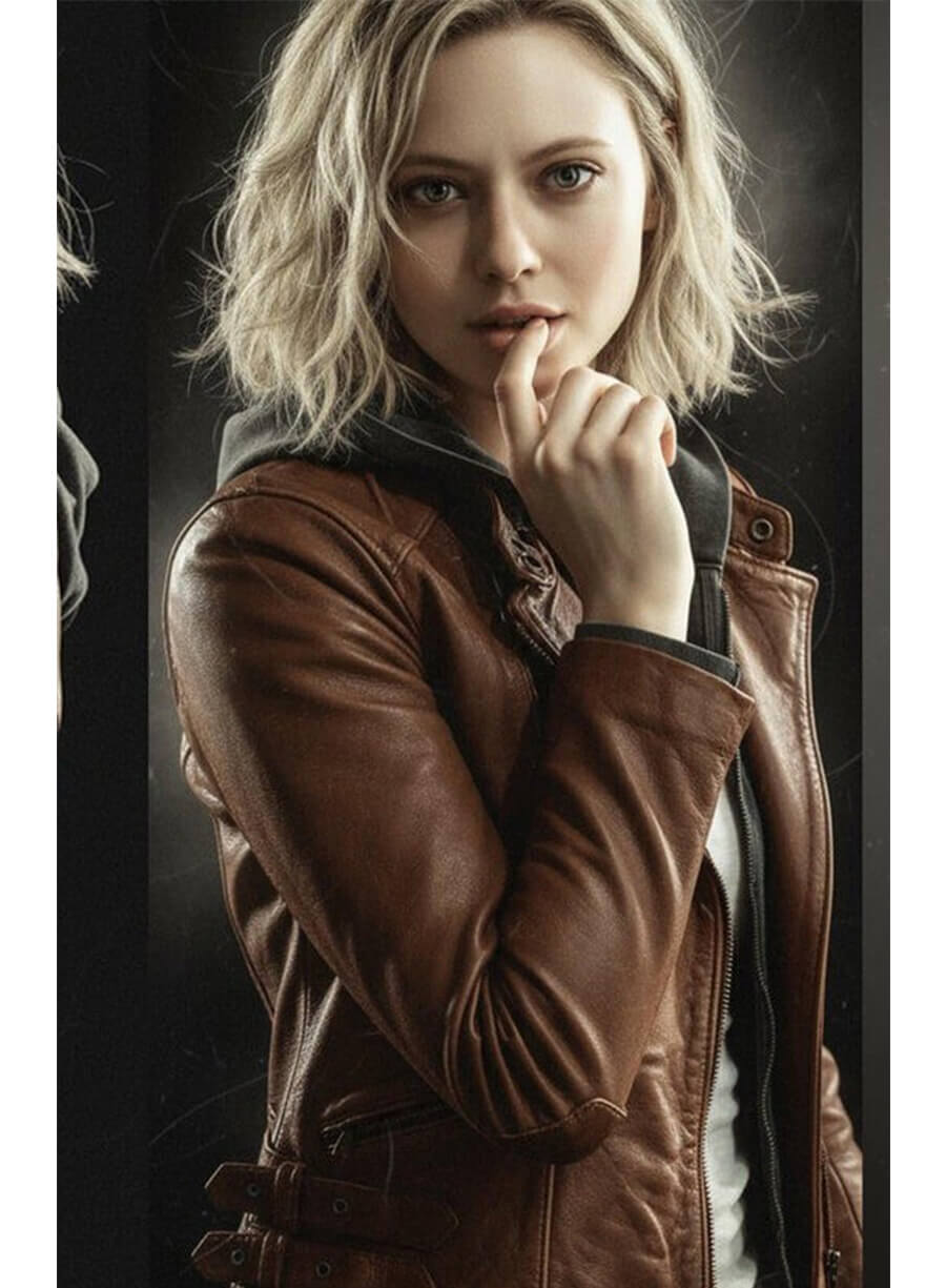 Grace Ashcroft Resident Evil Requiem RE9 Brown Leather Jacket
