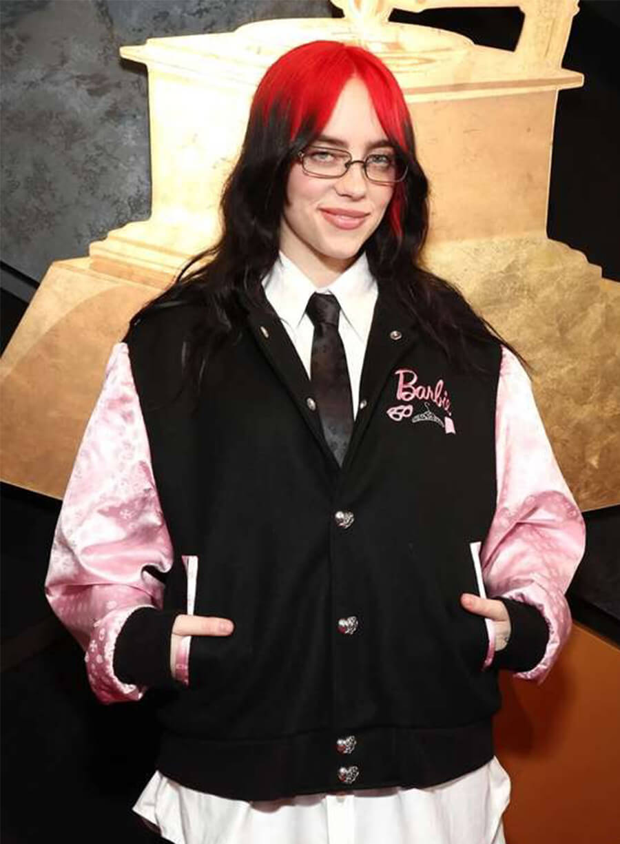 Grammys Award 2024 Billie Eilish Barbie Jacket