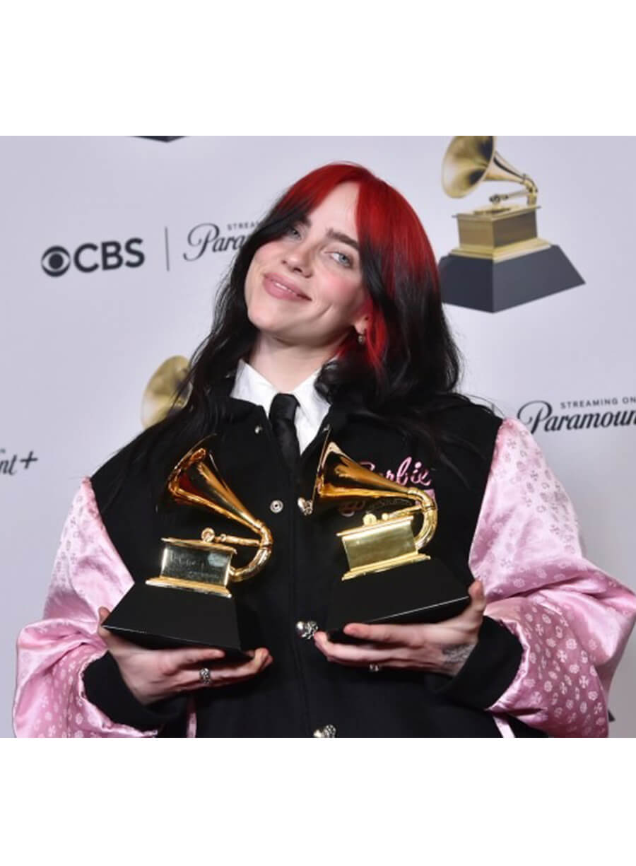 Grammys Award 2024 Billie Eilish Barbie Jacket