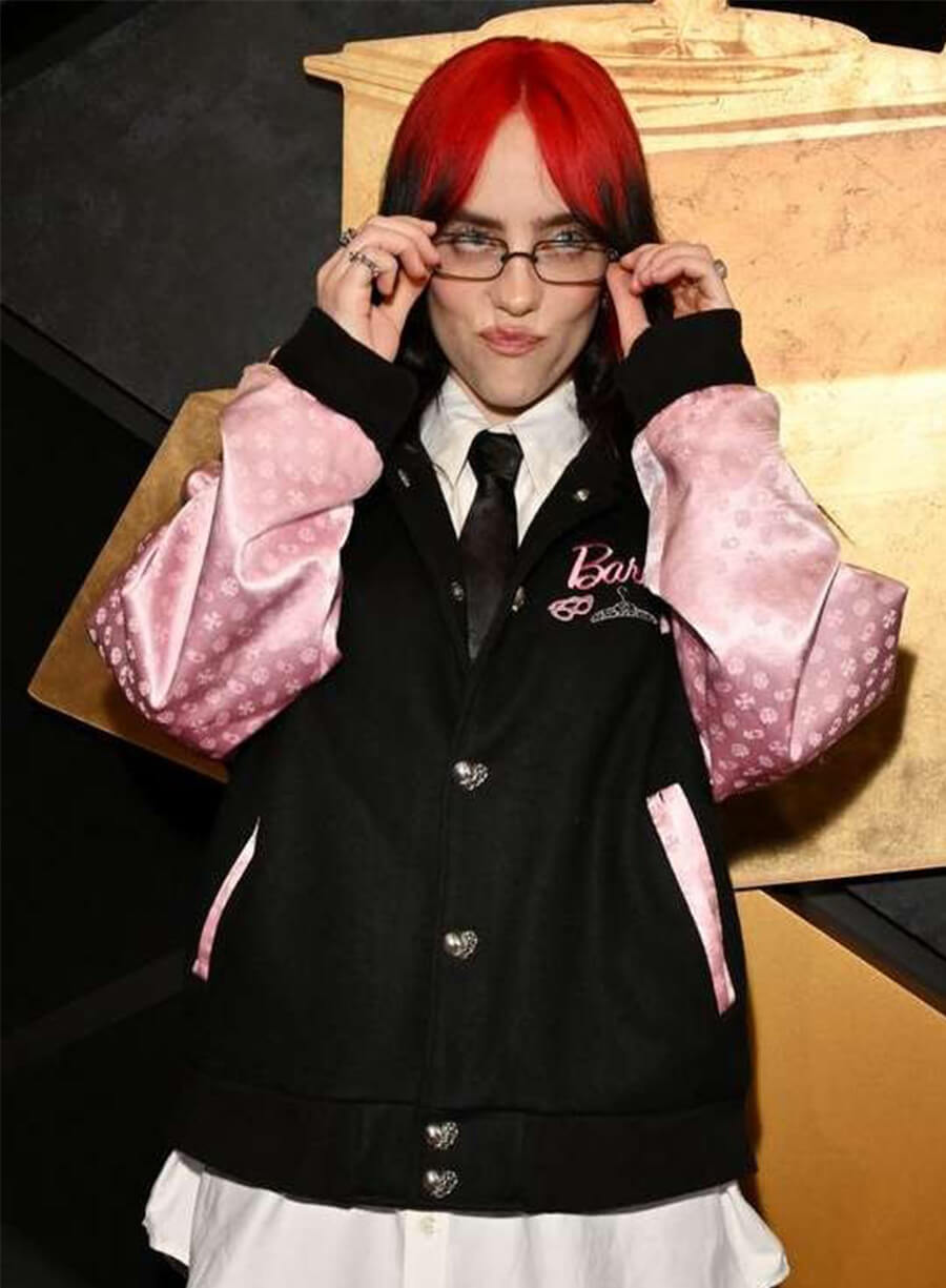 Grammys Award 2024 Billie Eilish Barbie Jacket