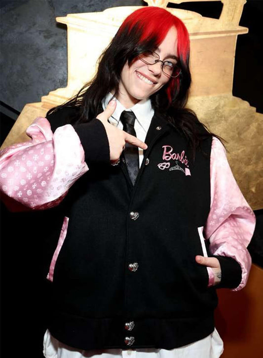 Grammys Award 2024 Billie Eilish Barbie Jacket
