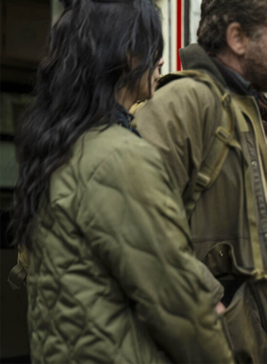 Greenland 2 Migration 2026 Allison Garrity Green Quilted Jacket