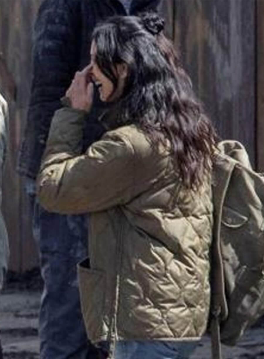 Greenland 2 Migration 2026 Allison Garrity Green Quilted Jacket