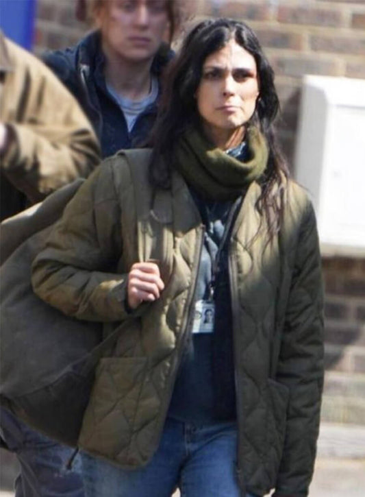 Greenland 2 Migration 2026 Allison Garrity Green Quilted Jacket