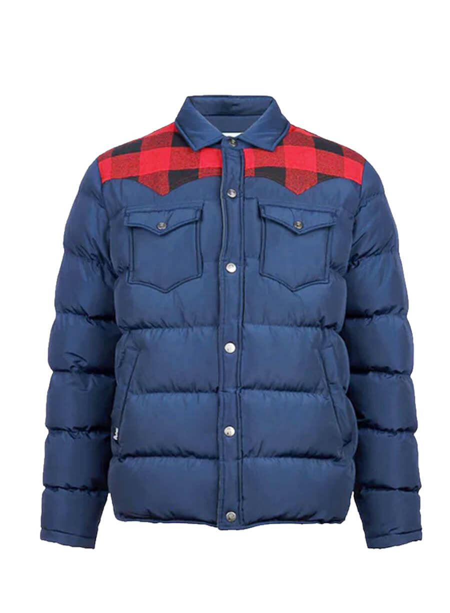 Greenland 2 Migration Nathan Garrity Blue Puffer Jacket