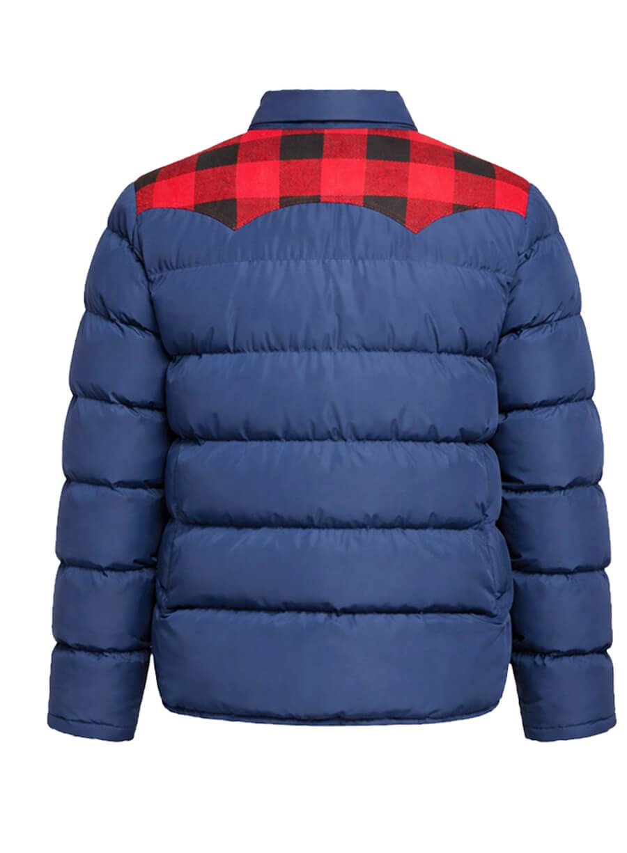 Greenland 2 Migration Nathan Garrity Blue Puffer Jacket