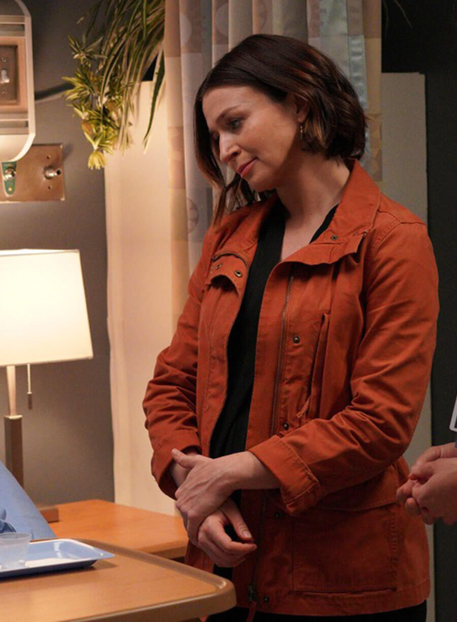 Grey’s Anatomy Dr. Amelia Shepherd Orange Jacket