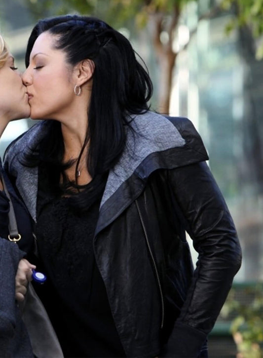Grey’s Anatomy Dr. Callie Torres Black Leather Jacket