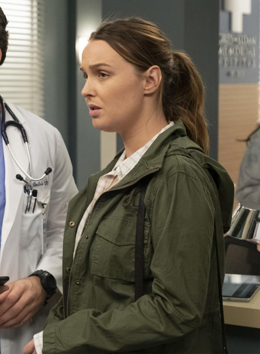 Grey’s Anatomy  Dr. Jo Wilson Green Hooded Jacket