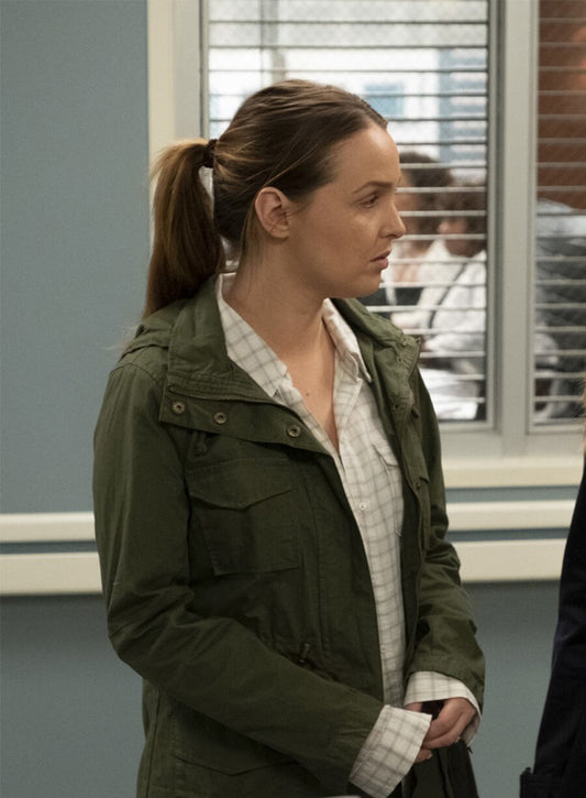 Grey’s Anatomy  Dr. Jo Wilson Green Hooded Jacket