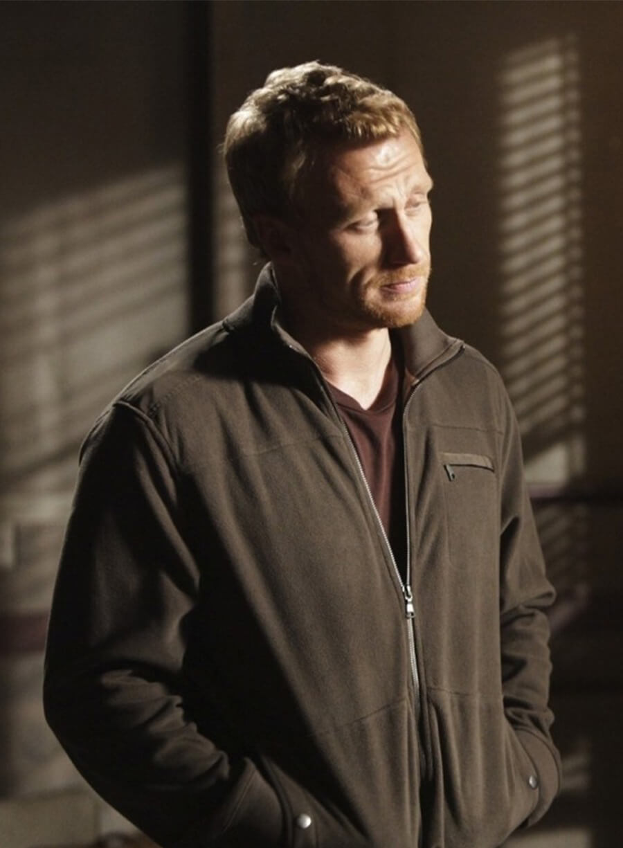 Grey’s Anatomy Kevin McKidd Dr. Owen Hunt Brown Jacket