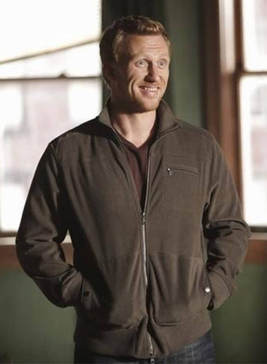 Grey’s Anatomy Kevin McKidd Dr. Owen Hunt Brown Jacket