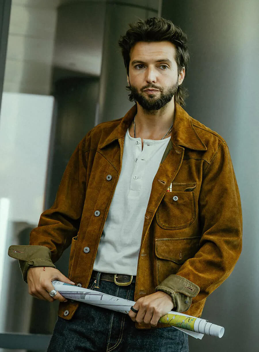 Guy Burnet Landman Charlie Brown Suede Jacket
